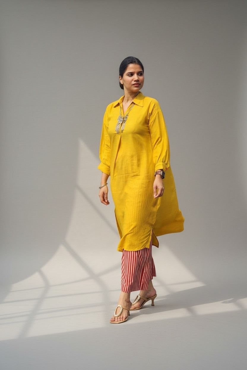 Yellow Kurta Pant