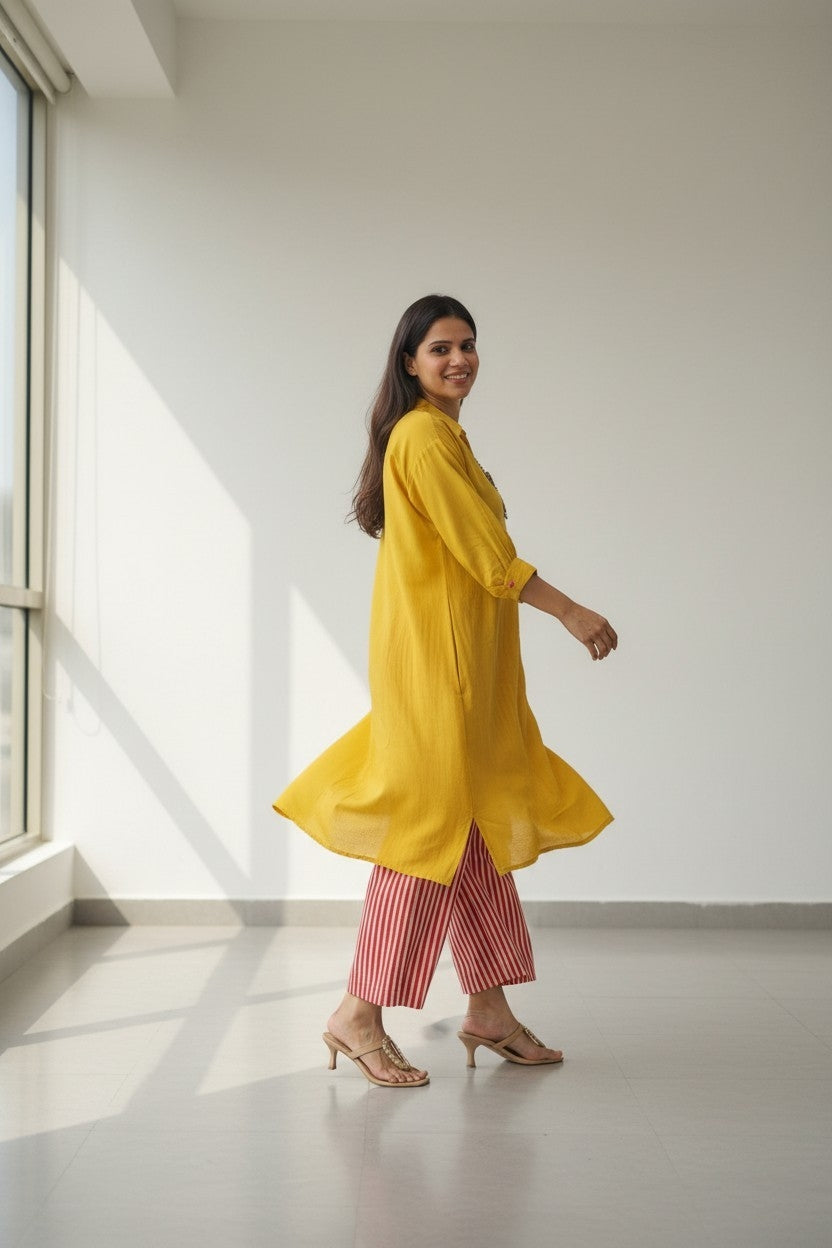 Yellow Kurta Pant