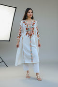 Embroidered Cotton Kurta pant